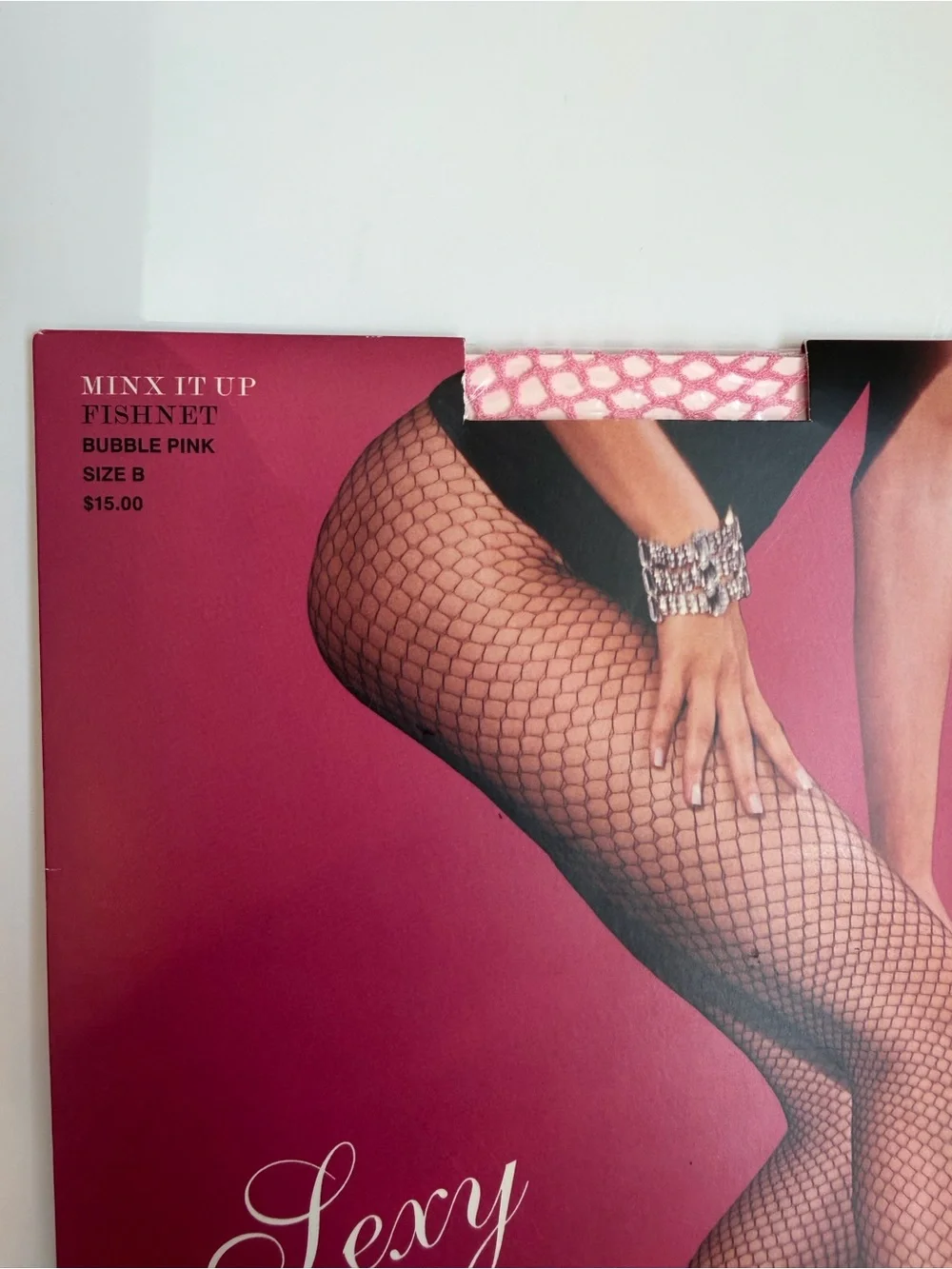 Victoria's Secret Sexy Little Things Fishnet Stockings - Bubble Pink